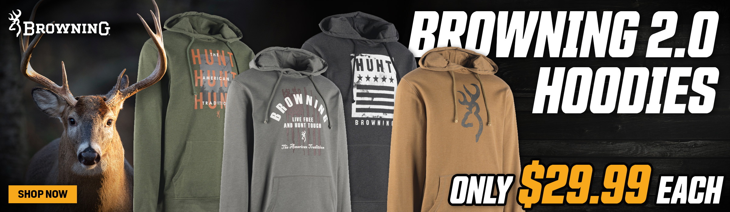 Browning 2.0 Hoodies